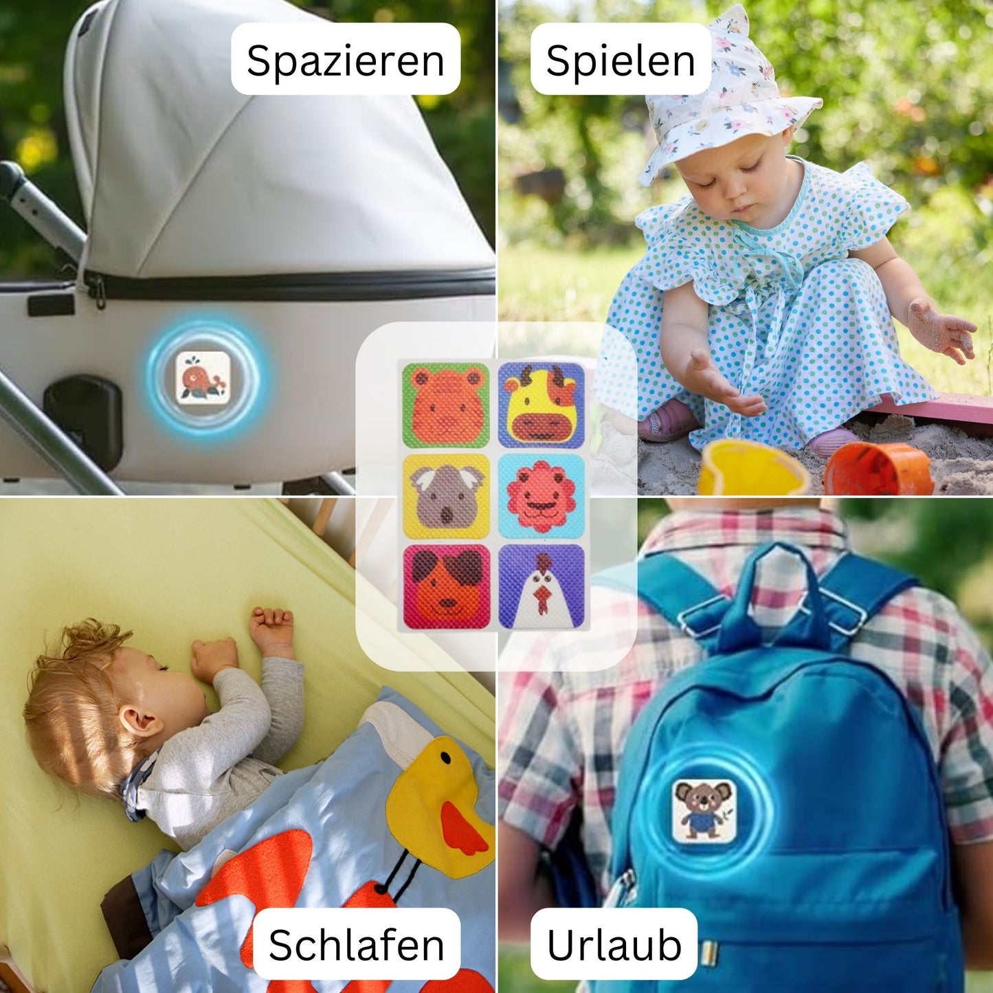 Mückenschutz Aufkleber