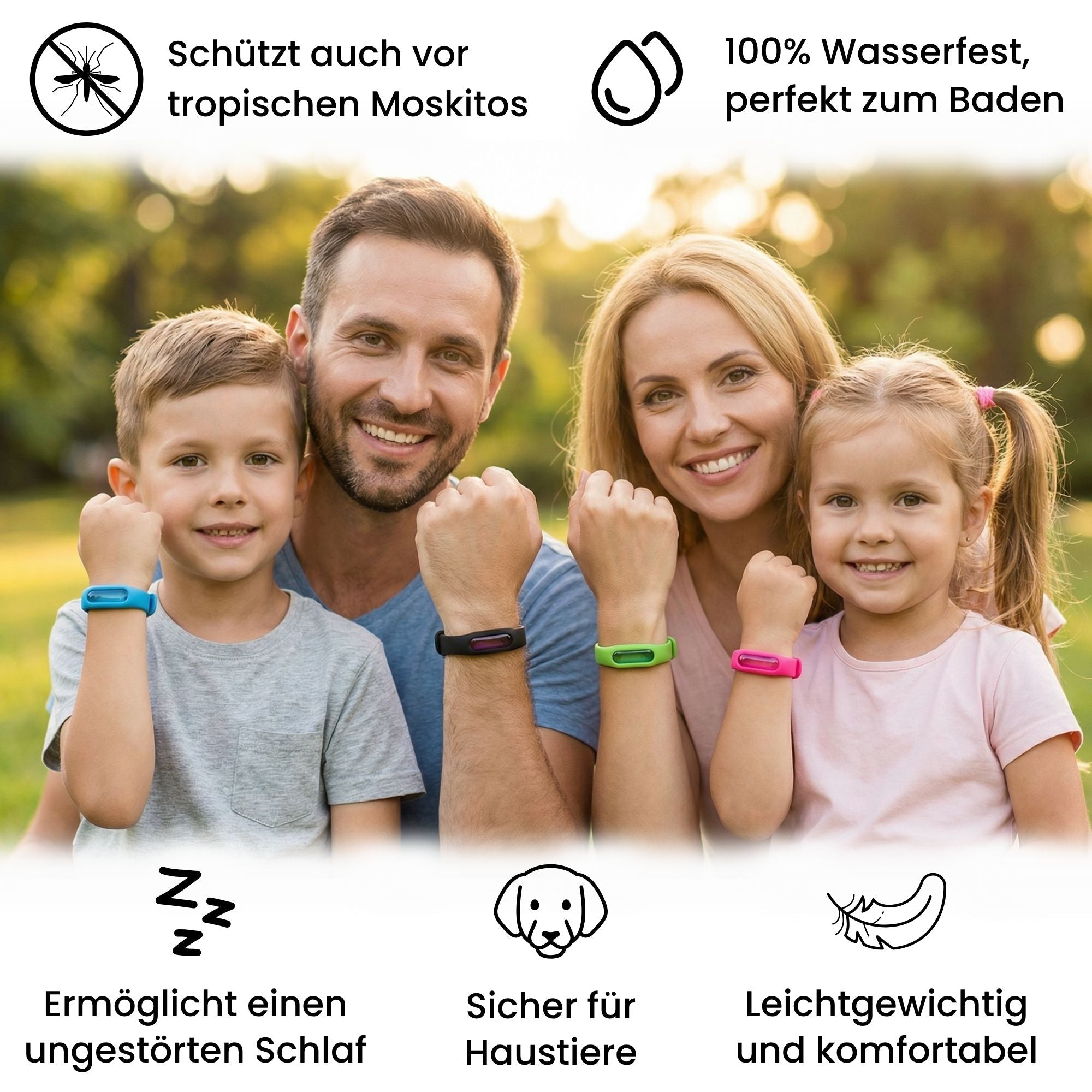 bronoir™ Mücken-Abwehrbänder