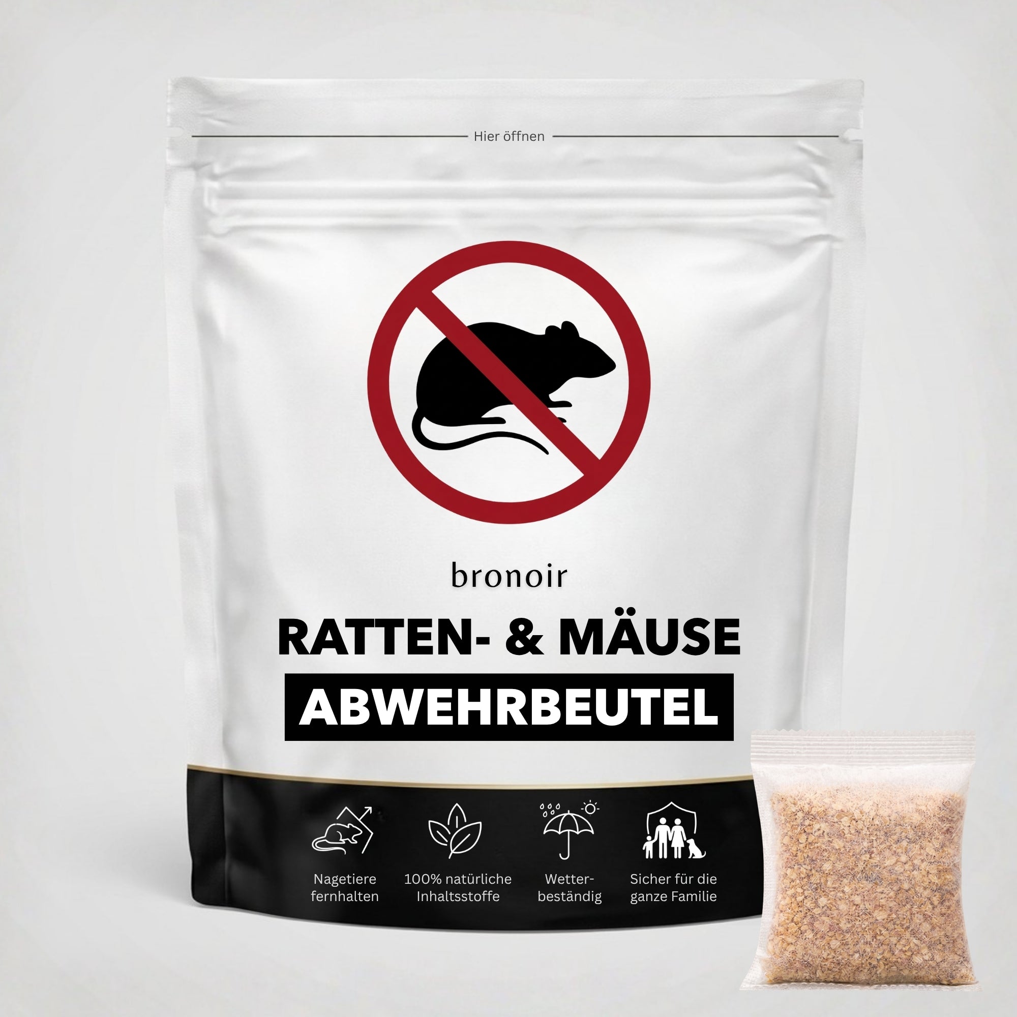 bronoir™ Ratten- & Mäuse Abwehrbeutel
