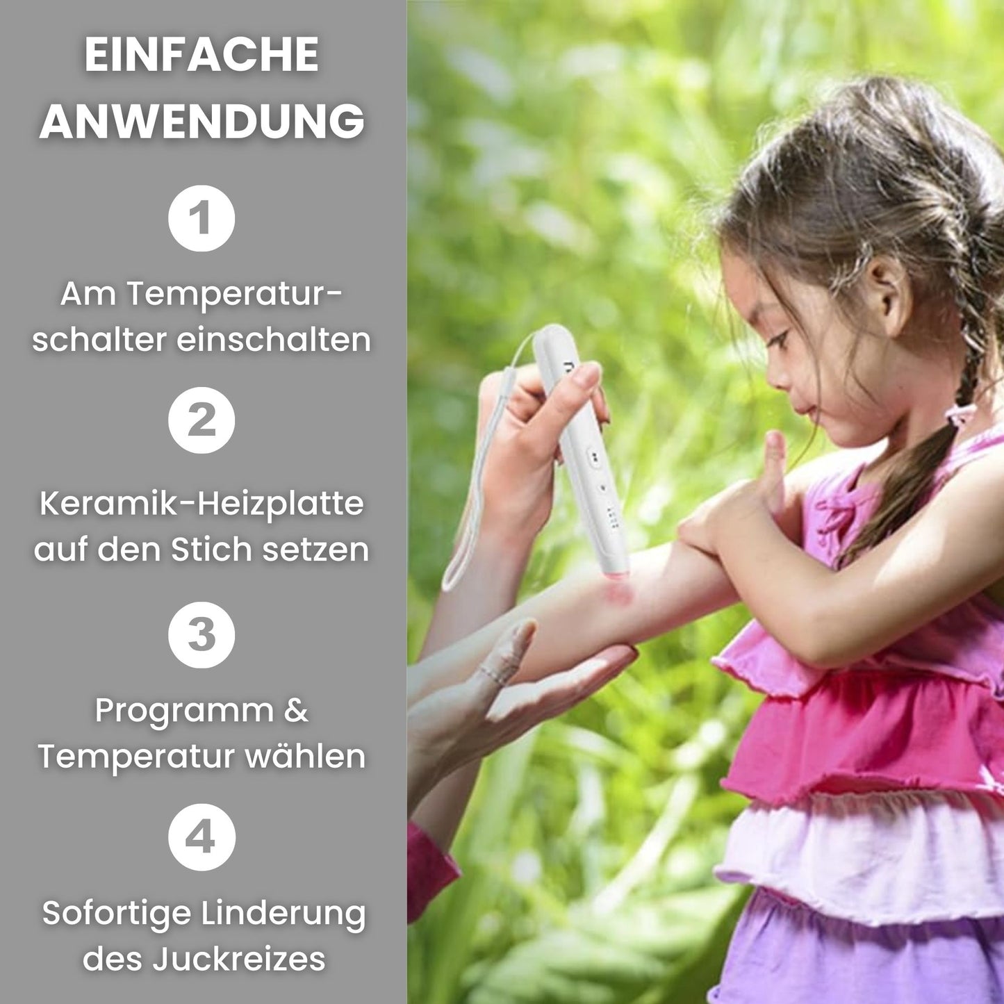 Wiederaufladbarer Insektenstichheiler